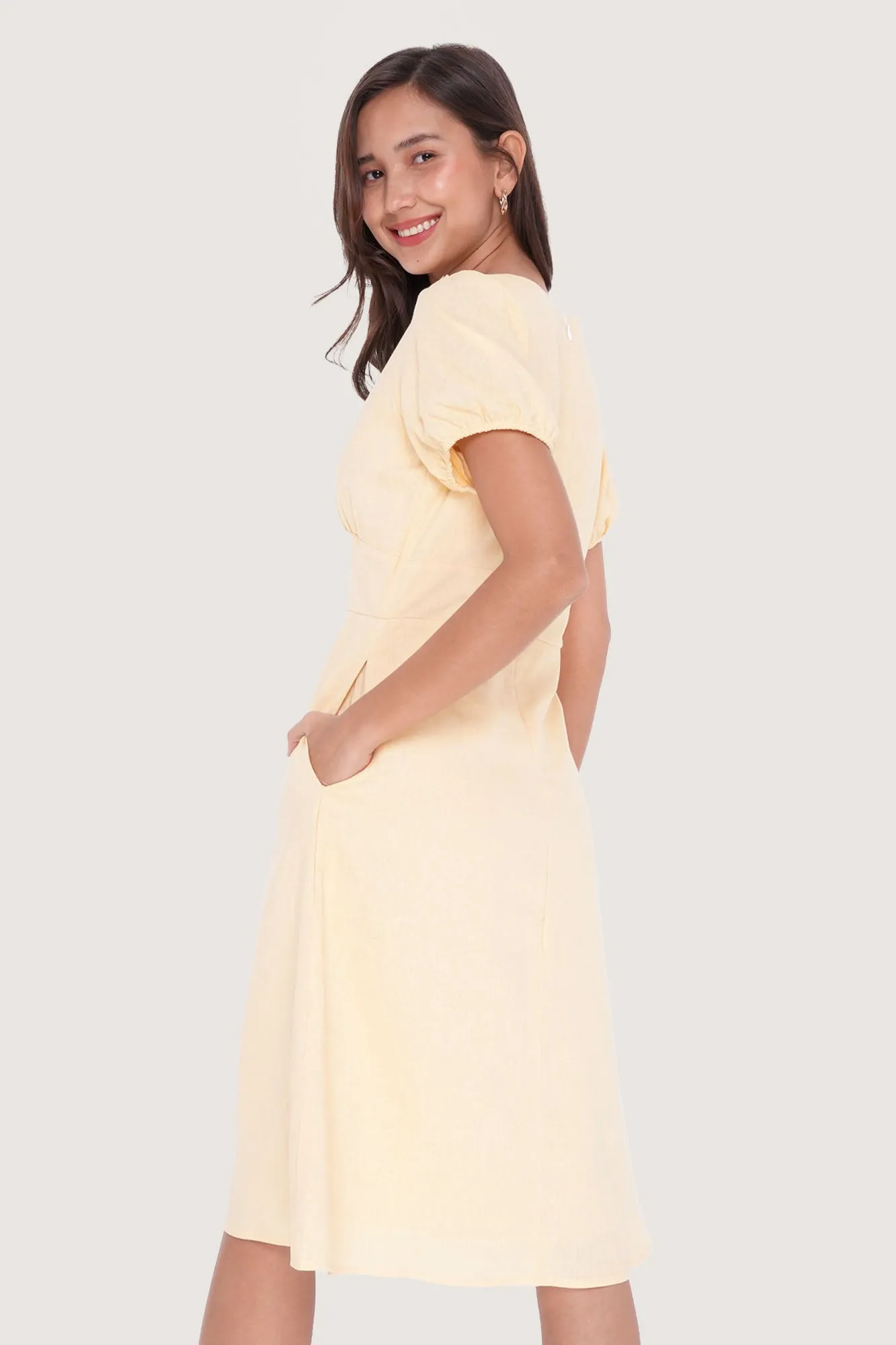 REFORME Fit And Flare Dress