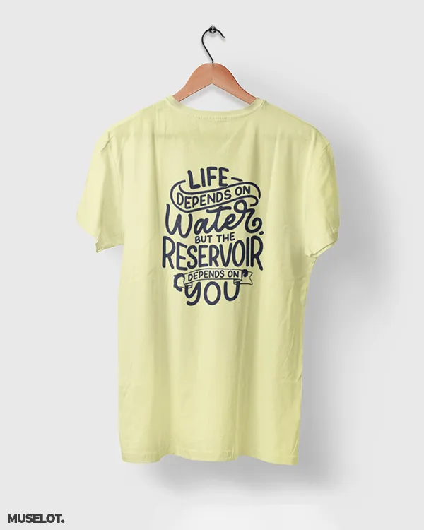 Reservoir depends on you printed t shirt