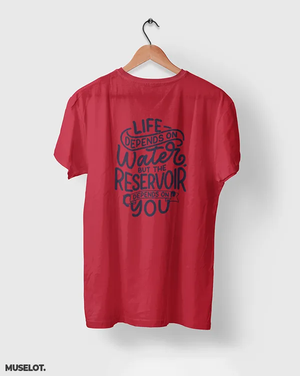 Reservoir depends on you printed t shirt