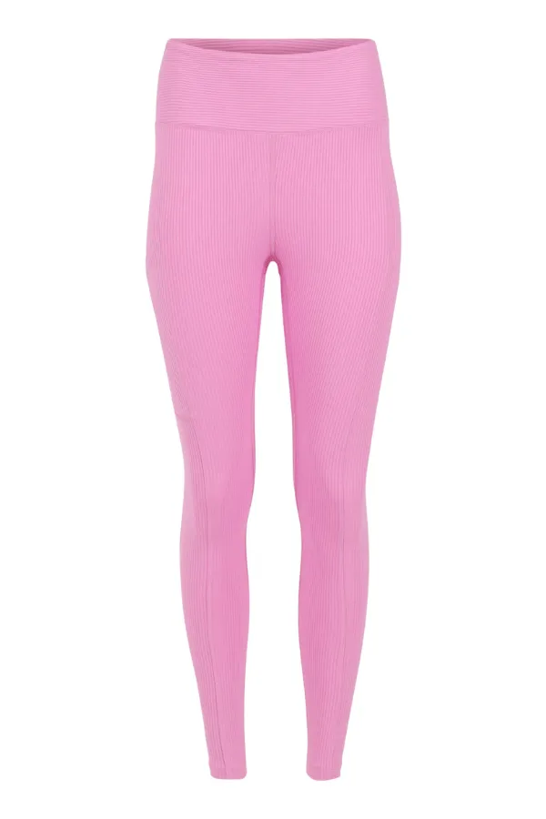 Ribbed Pocket Legging - Pink