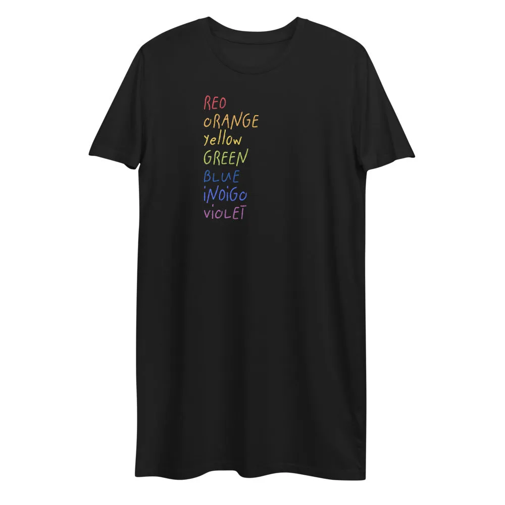 ROYGBIV T-shirt Dress
