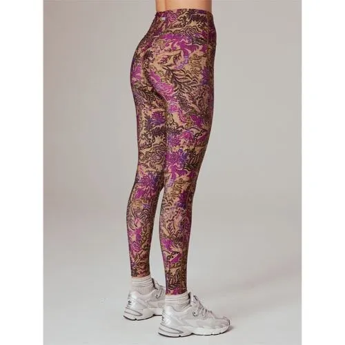 Running Bare Womens Camelflage Full Length Tight Seraphina