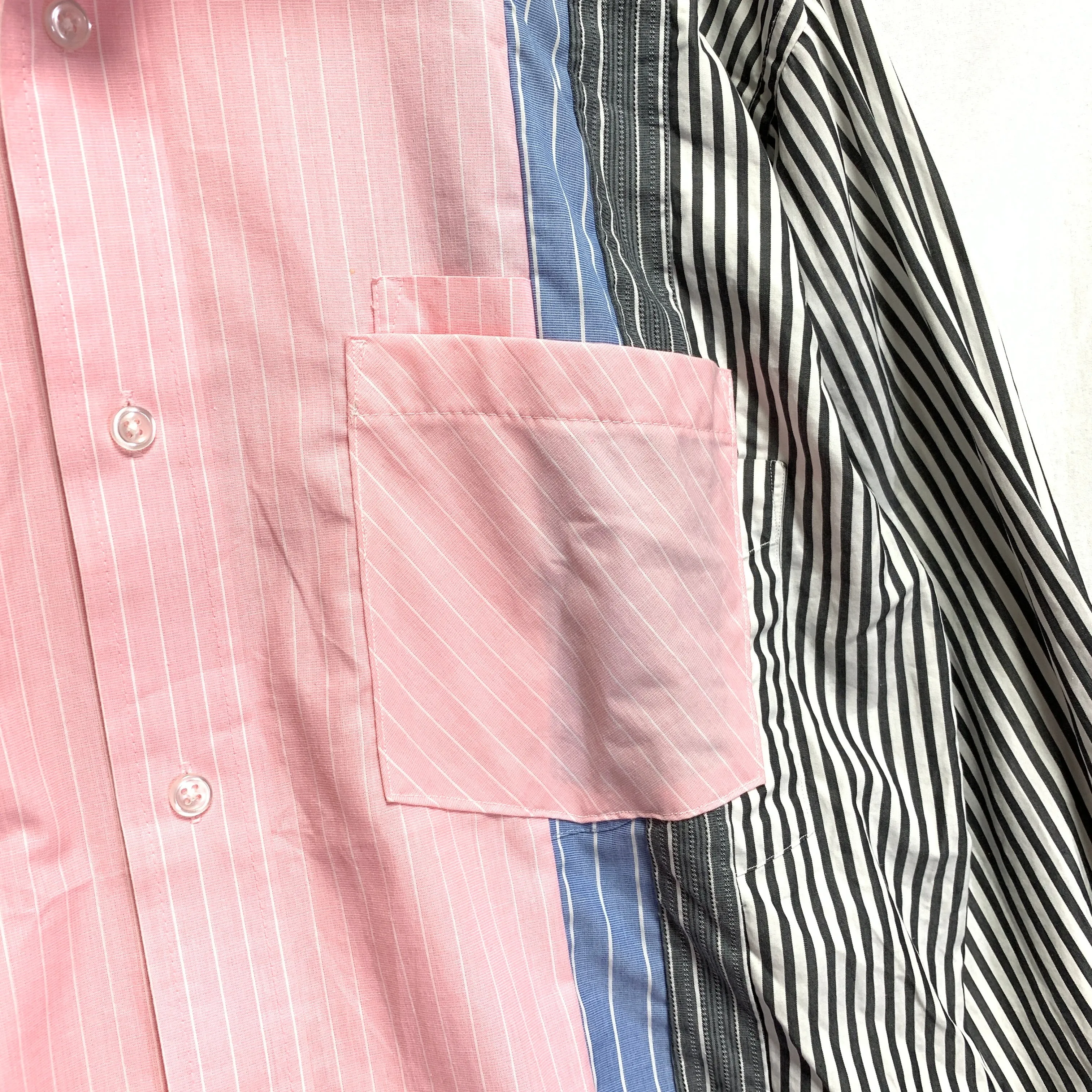 [S] Needles Rebuild 7 Cut Dress Shirt