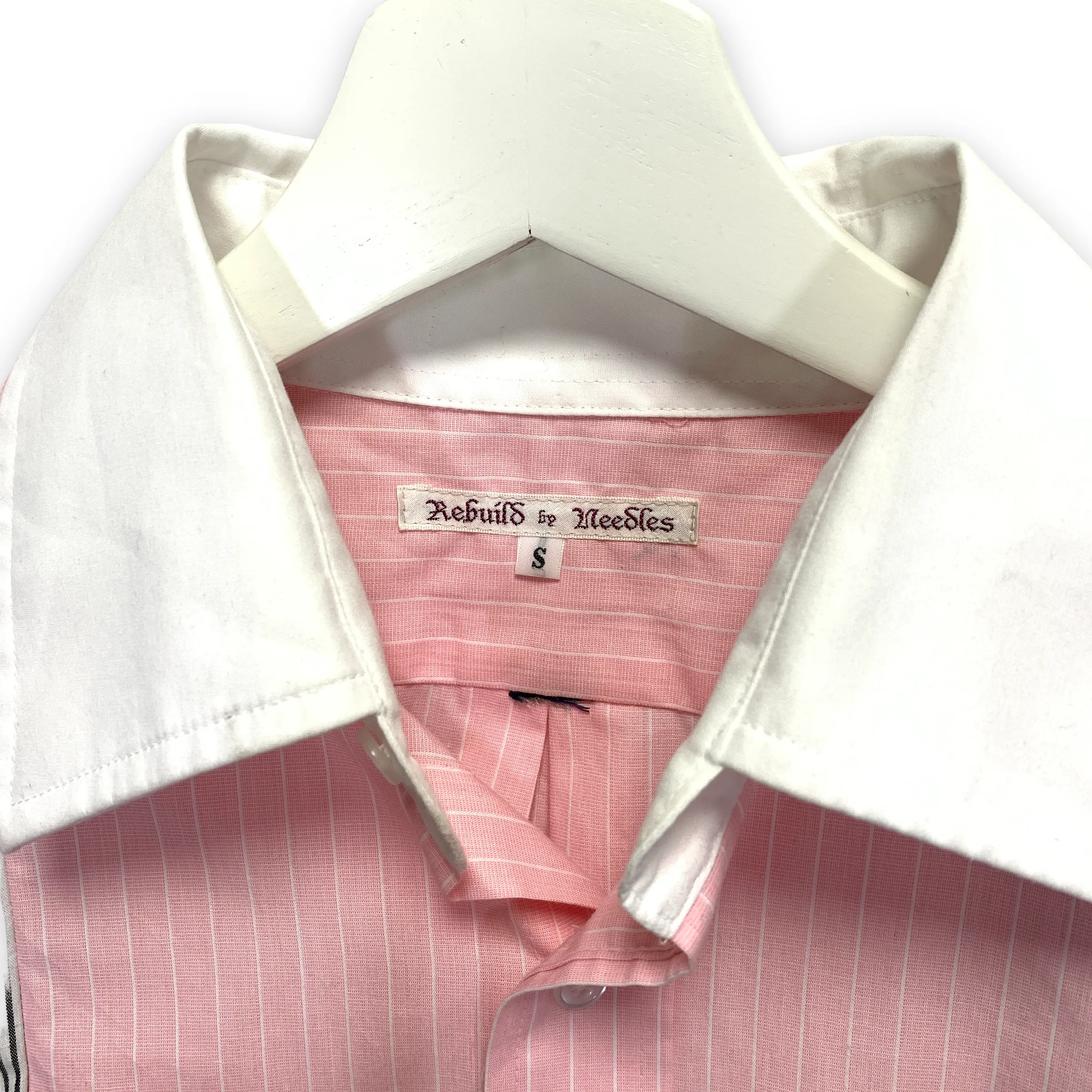 [S] Needles Rebuild 7 Cut Dress Shirt