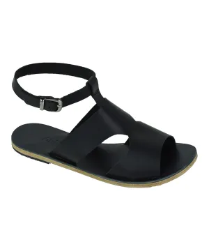 San Vincente Blvd - Stylish Anklet Strap Sandals | Black
