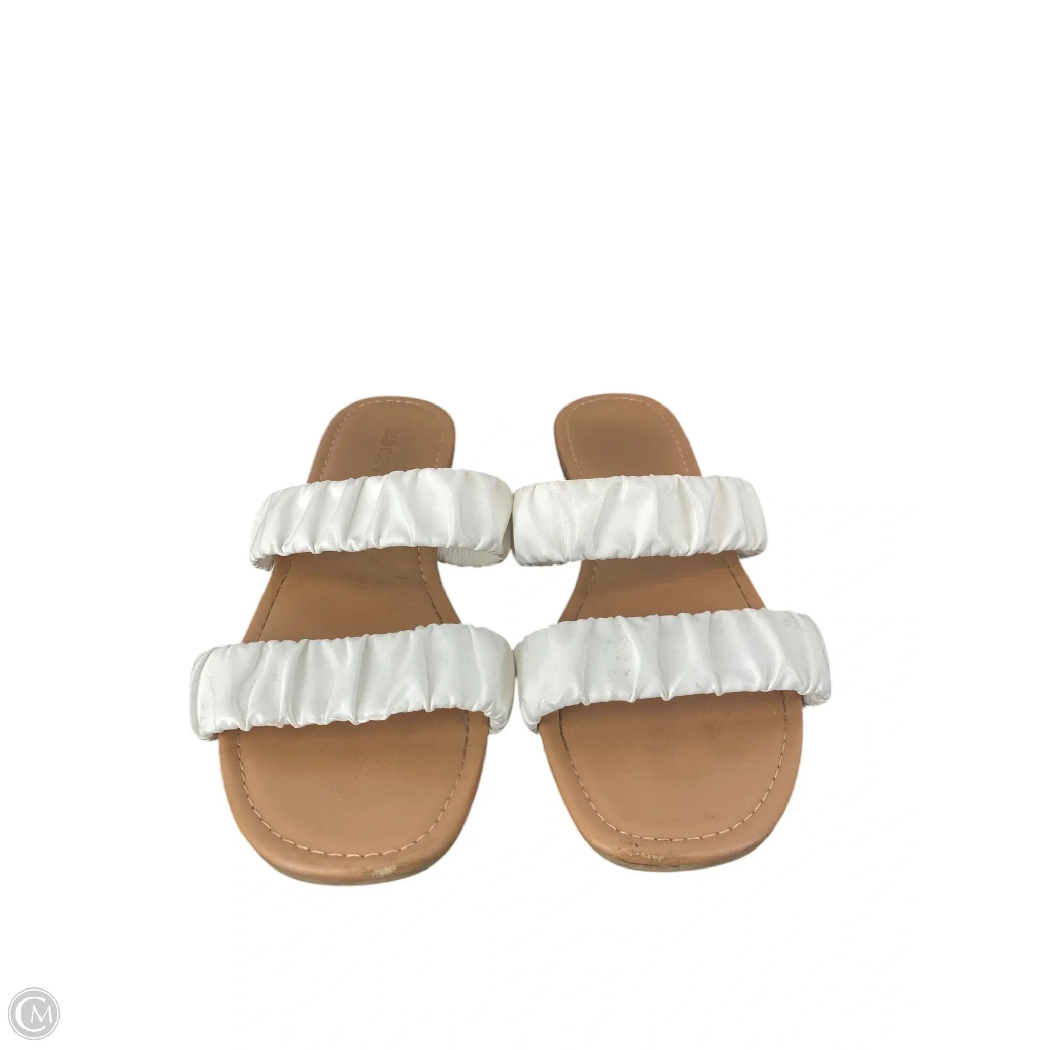 Sandals Flats By Old Navy In White, Size: 9
