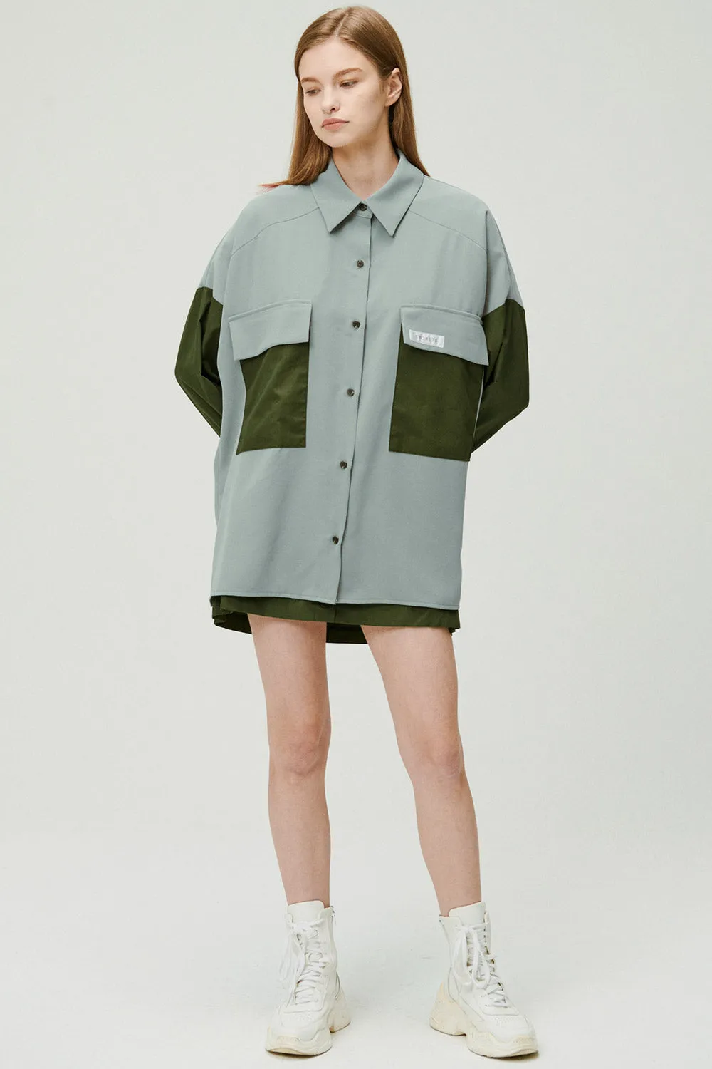 Sandra Oversized Safari Shirt
