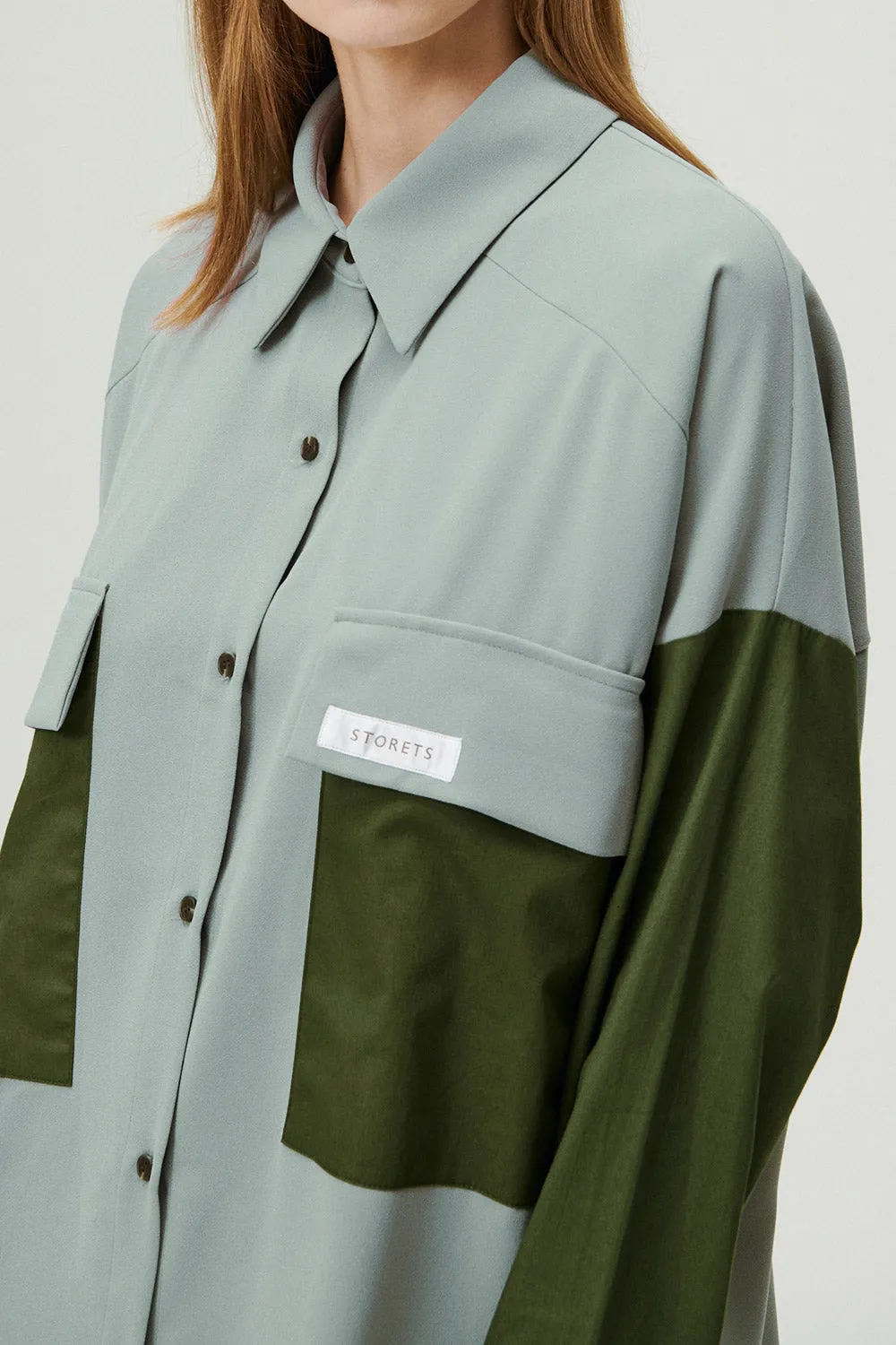 Sandra Oversized Safari Shirt