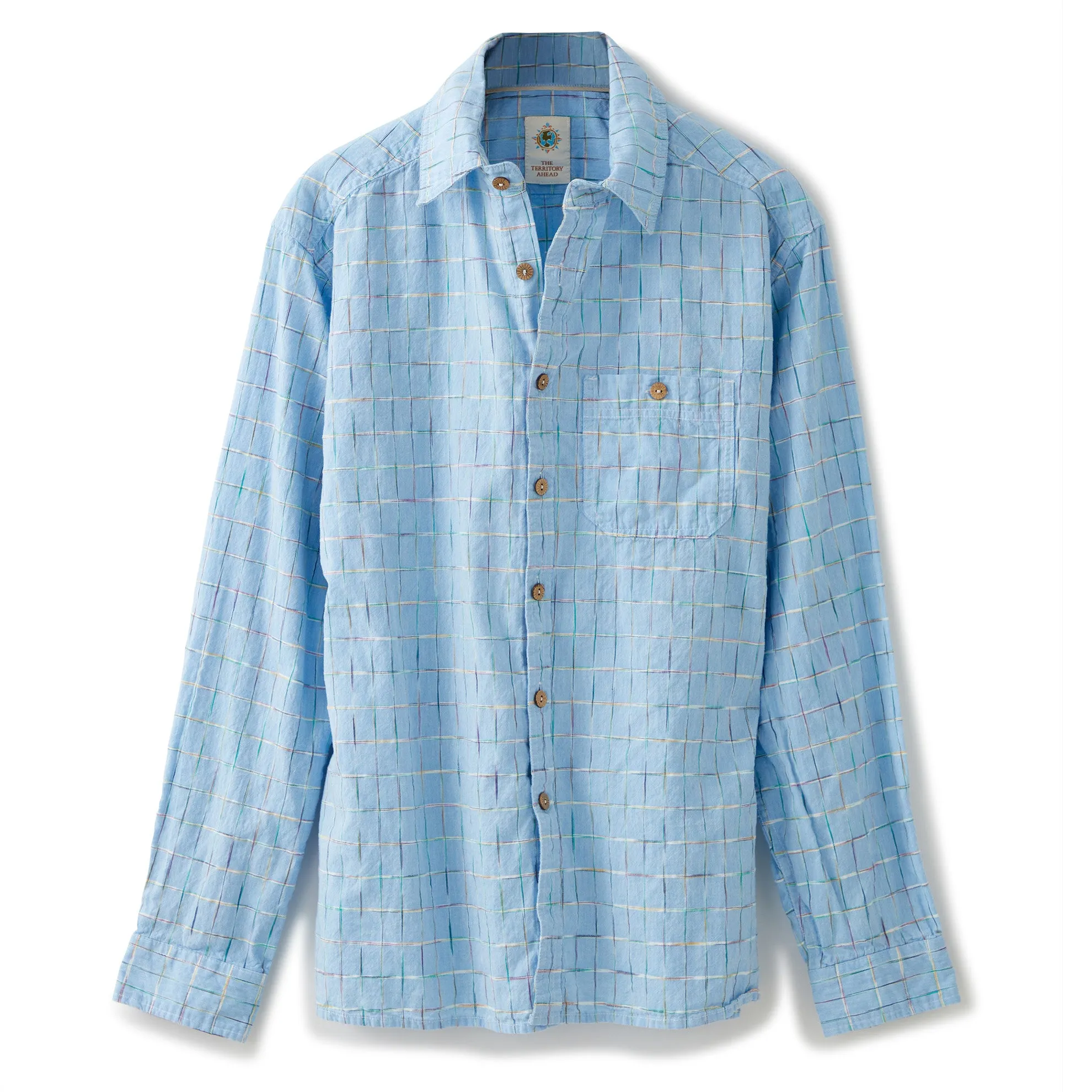 Sayulita Space-Dyed Check Shirt