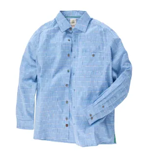 Sayulita Space-Dyed Check Shirt