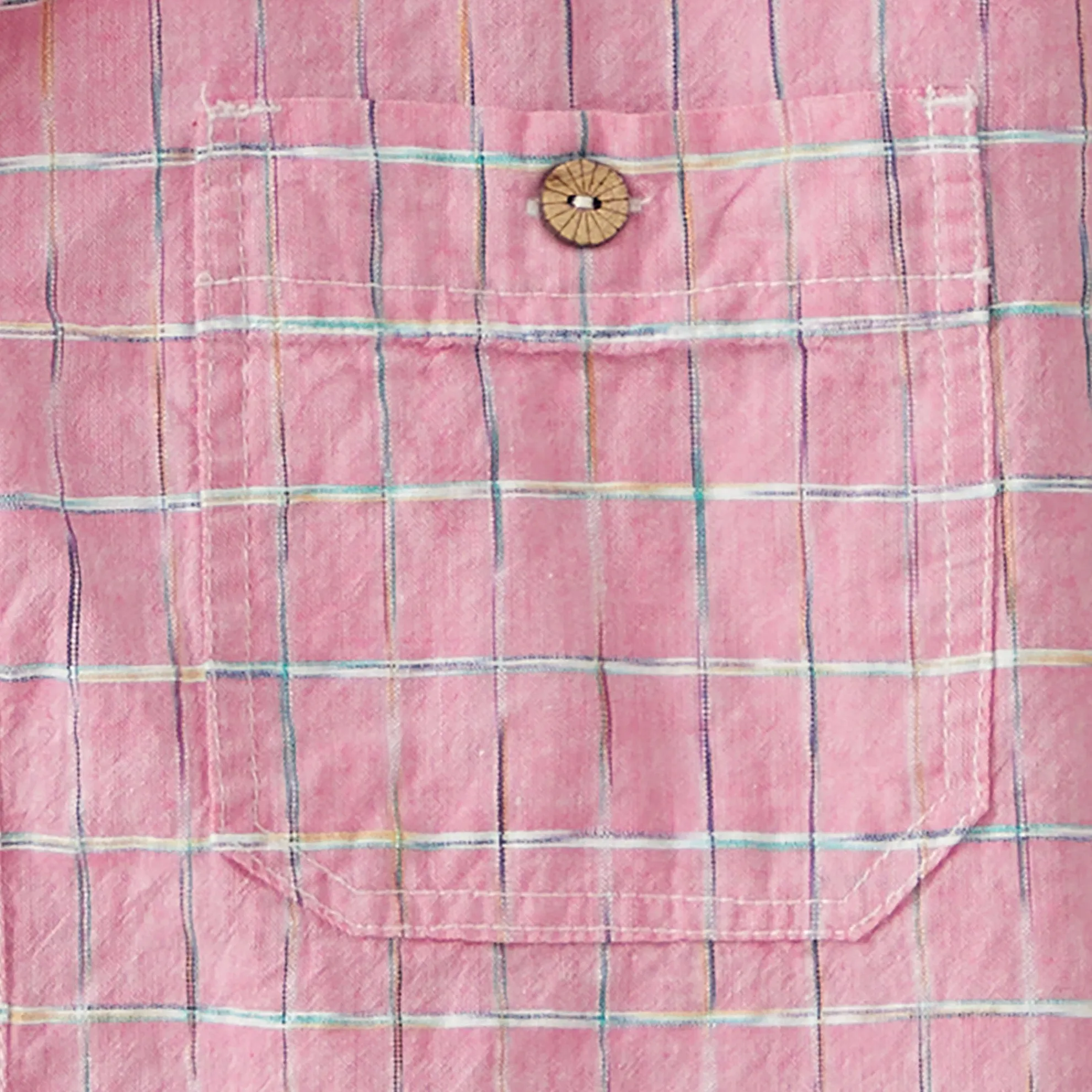 Sayulita Space-Dyed Check Shirt