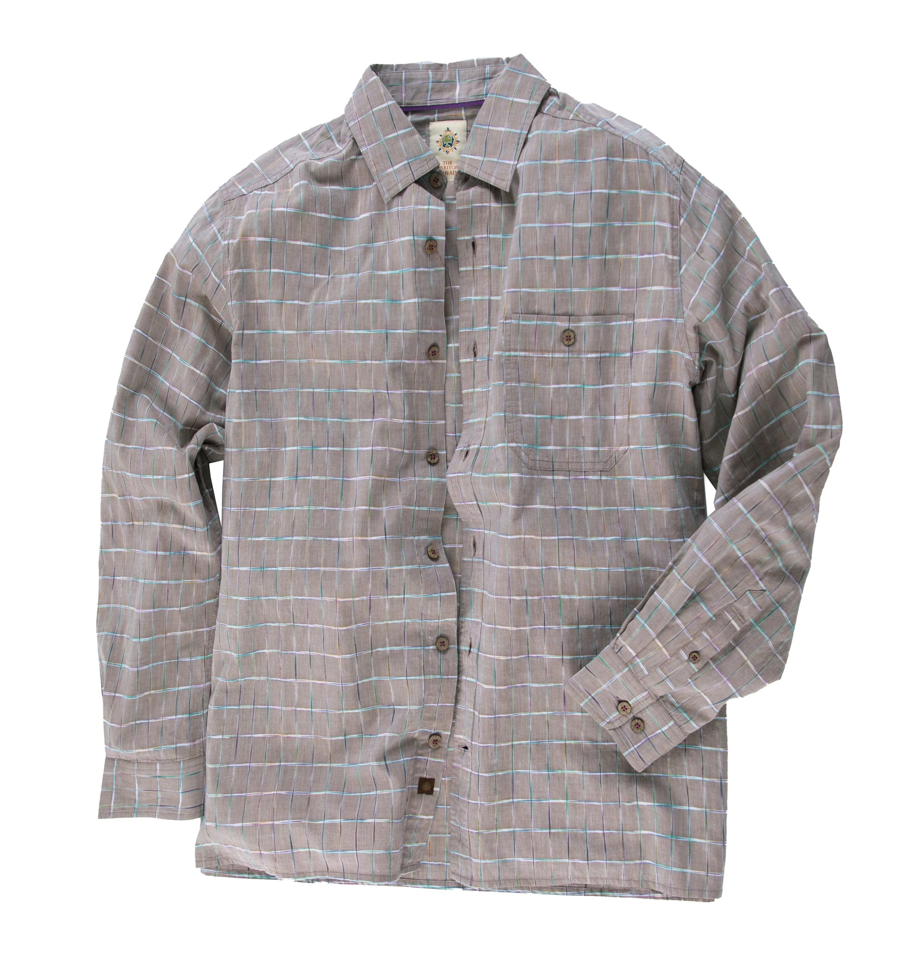 Sayulita Space-Dyed Check Shirt