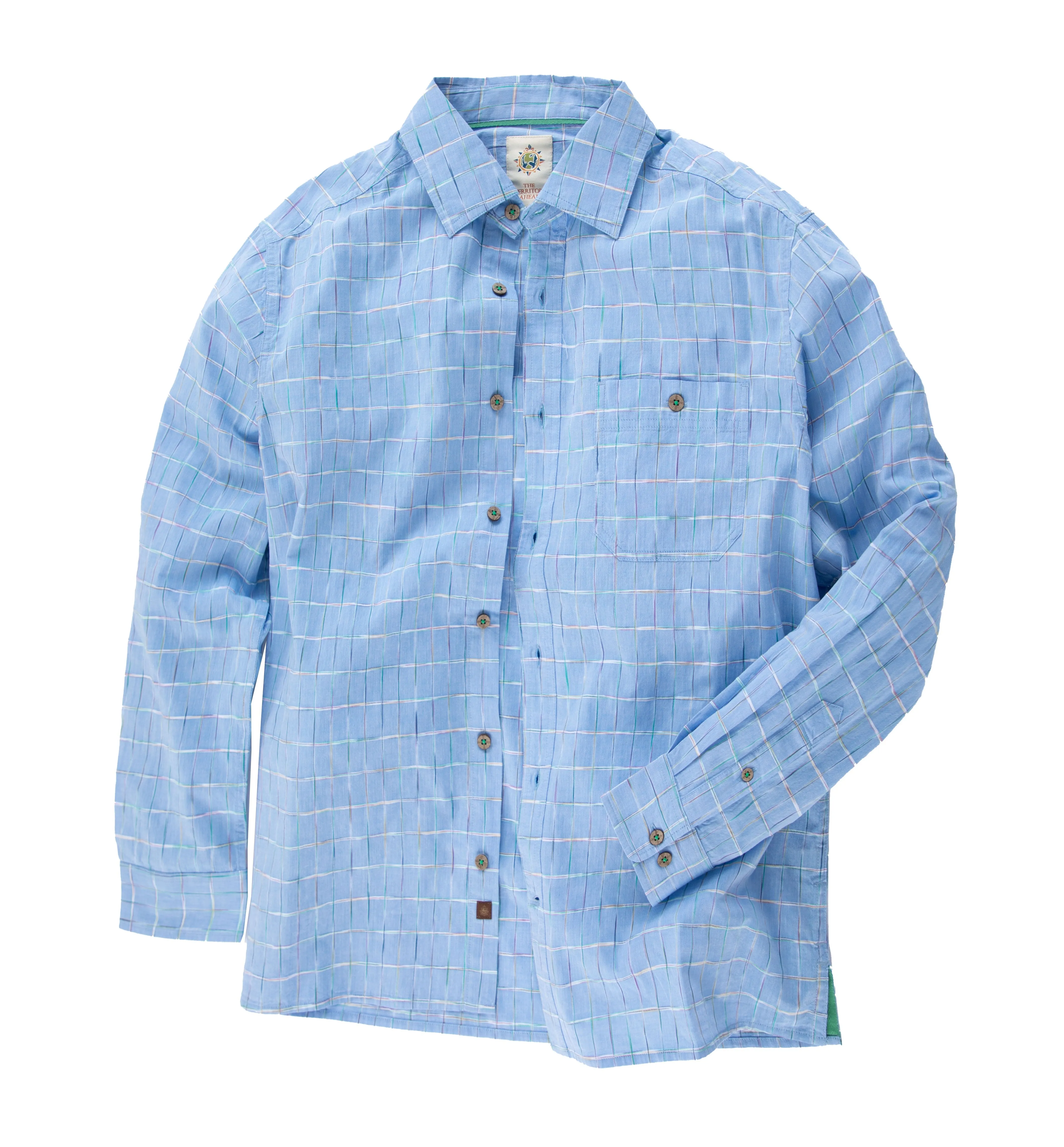 Sayulita Space-Dyed Check Shirt