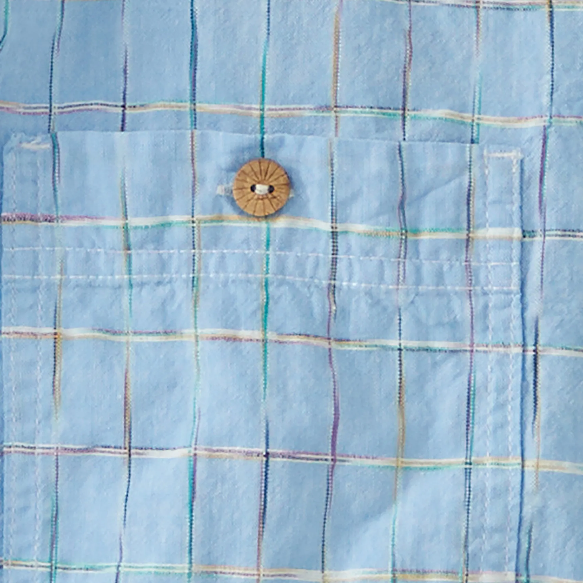 Sayulita Space-Dyed Check Shirt