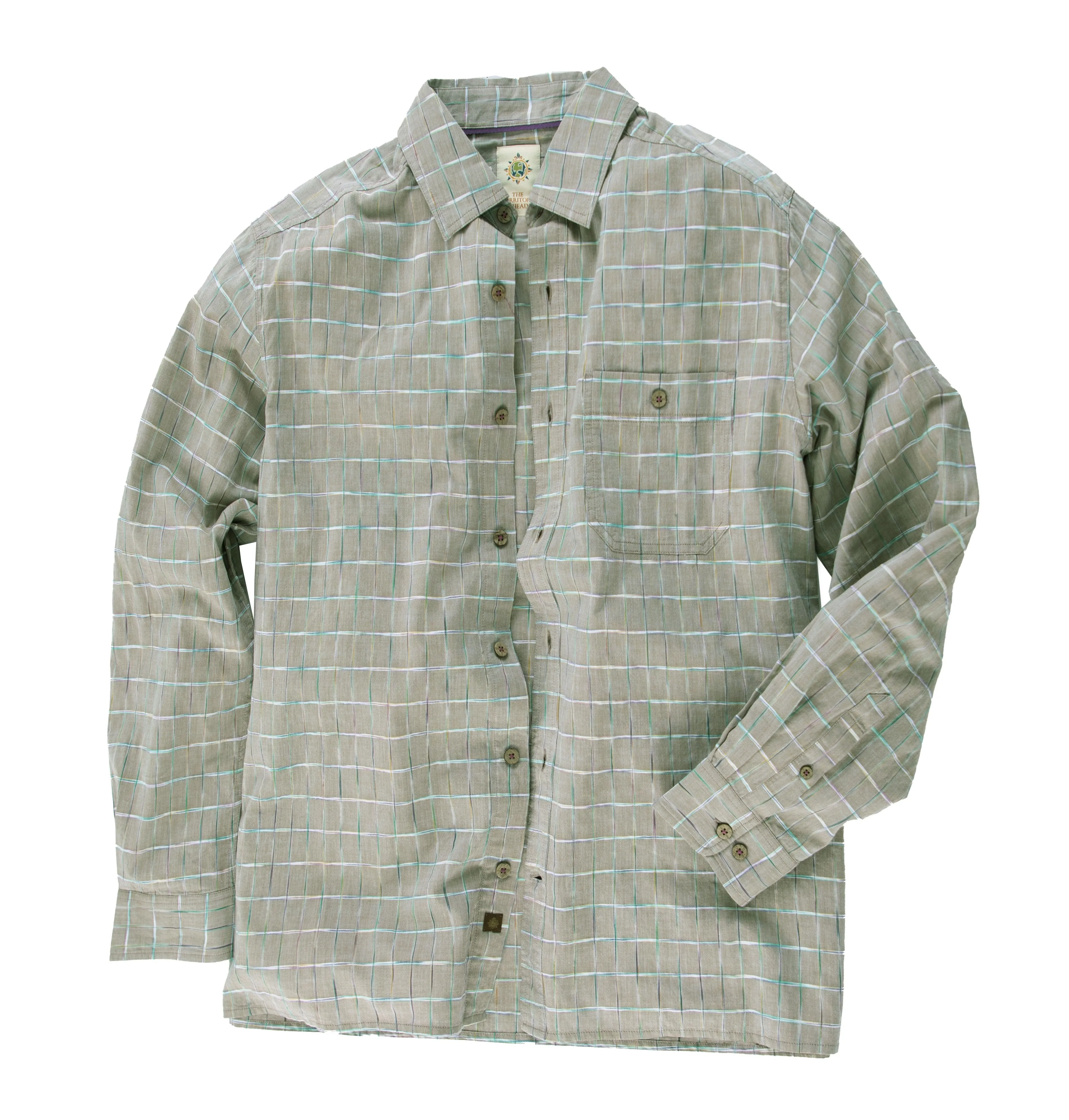Sayulita Space-Dyed Check Shirt