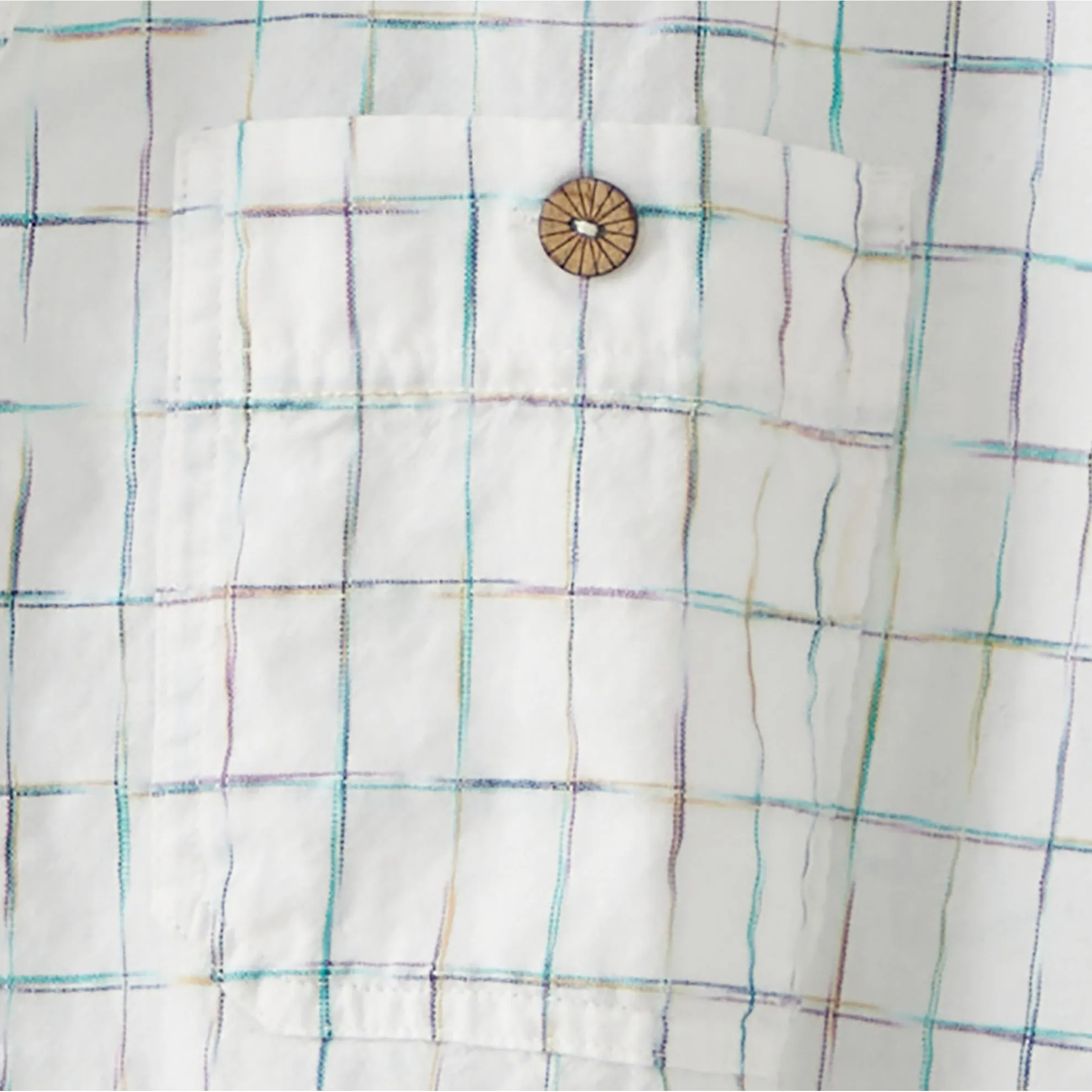 Sayulita Space-Dyed Check Shirt