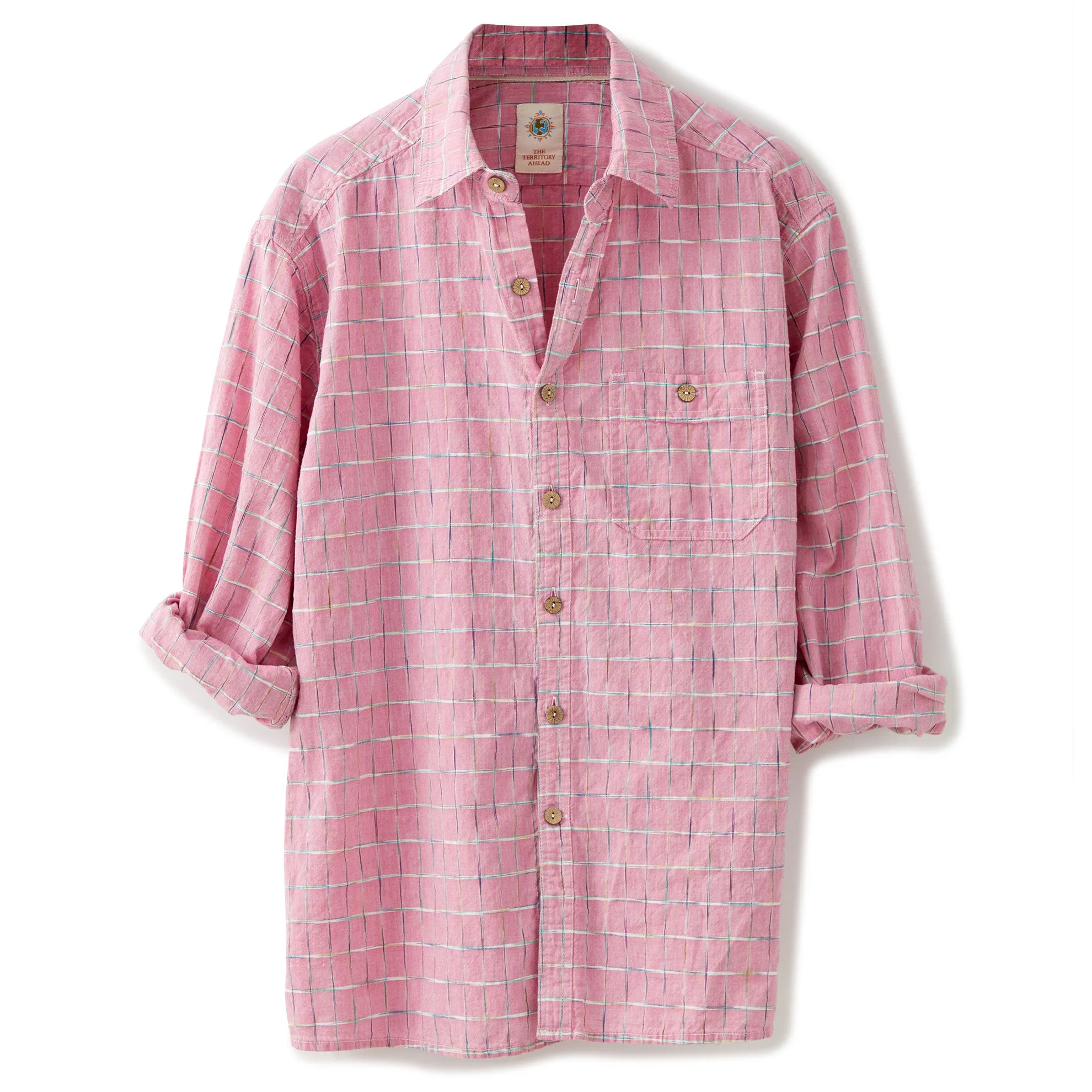 Sayulita Space-Dyed Check Shirt