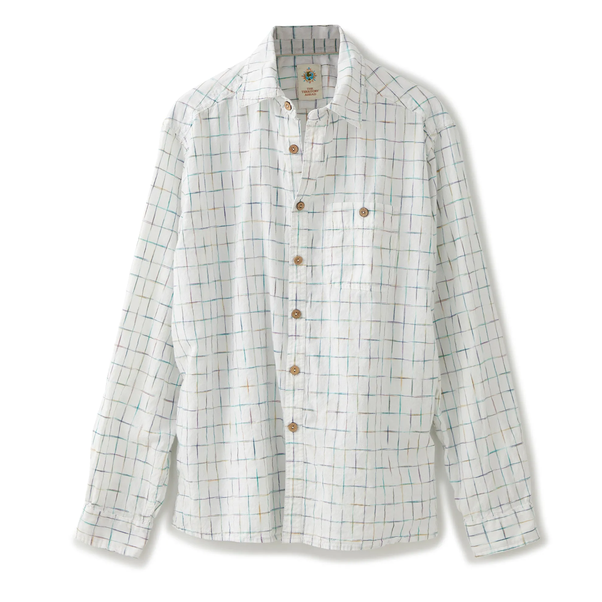 Sayulita Space-Dyed Check Shirt