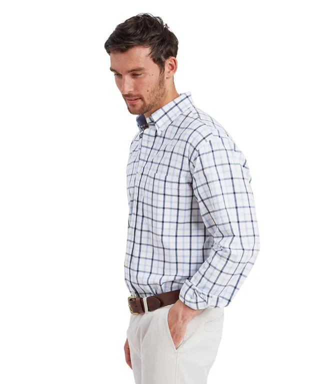 Schoffel Brancaster classic shirt - Imperial blue