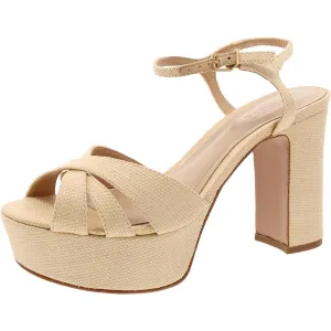 Schutz Women's Keefa Sandal, Natural/Light Wood, 9.5