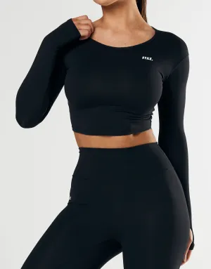 Scoop Long Sleeve NANDEX ™ - Black