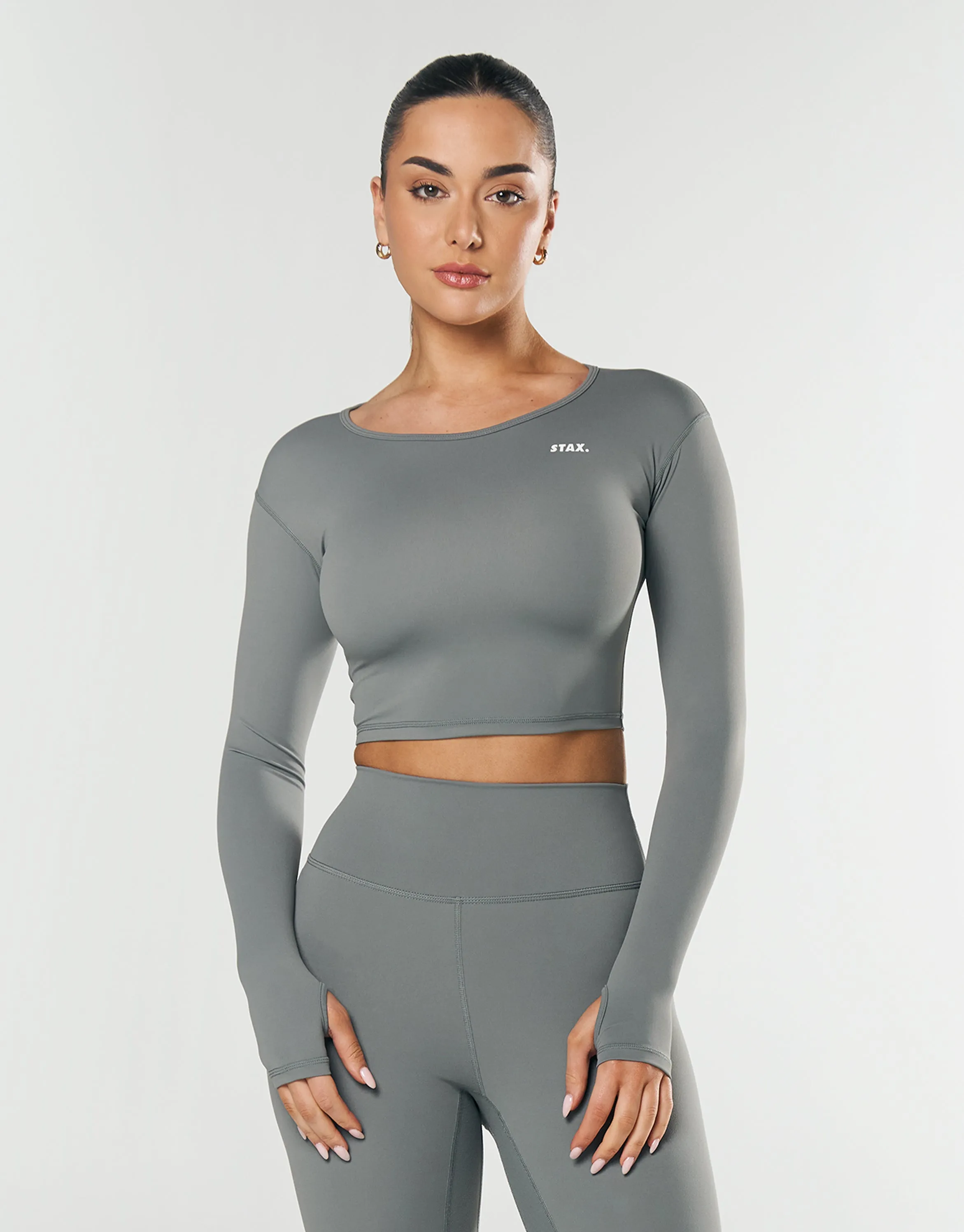 Scoop Long Sleeve NANDEX ™ - Thyme