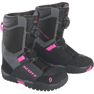 SCOTT X-TRAX EVO WOMENS WINTER BOOTS BLACK/PINK (RHODAMINE RED)