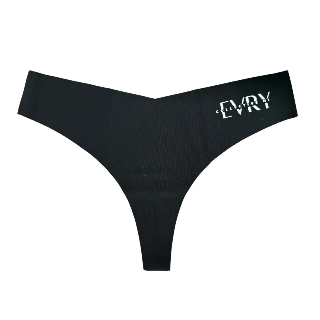 Seamless activewear thong