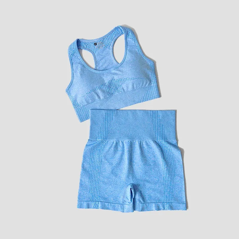 Seamless Women Yoga Set Workout Sportswear Gym Clothing Fitness