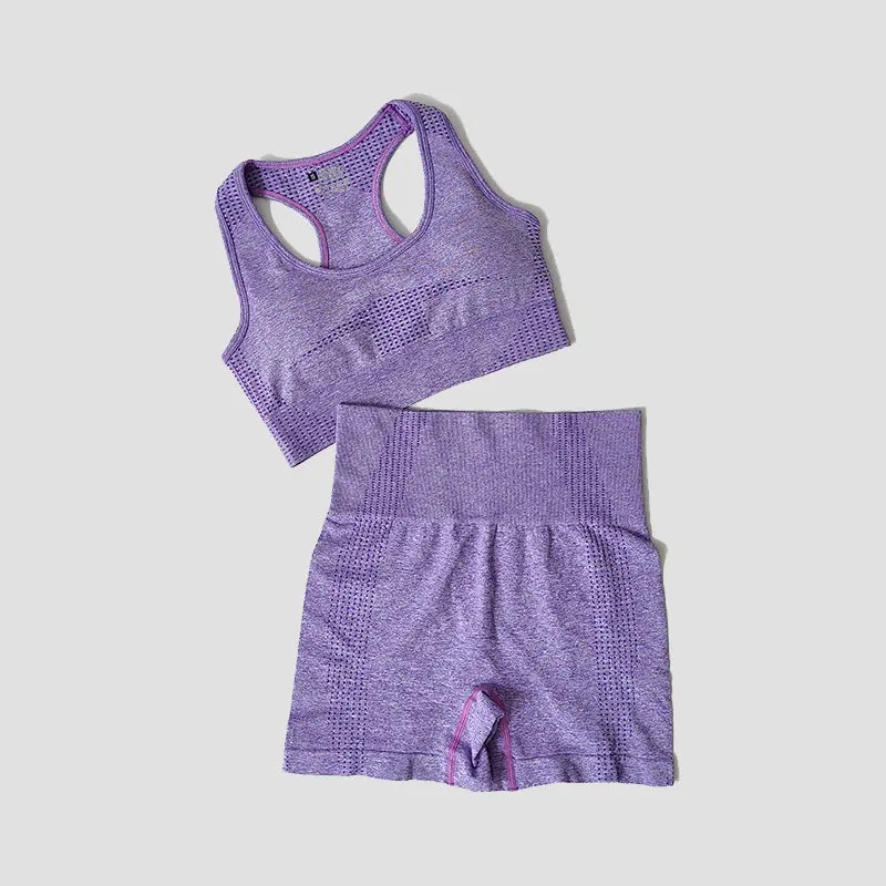 Seamless Women Yoga Set Workout Sportswear Gym Clothing Fitness