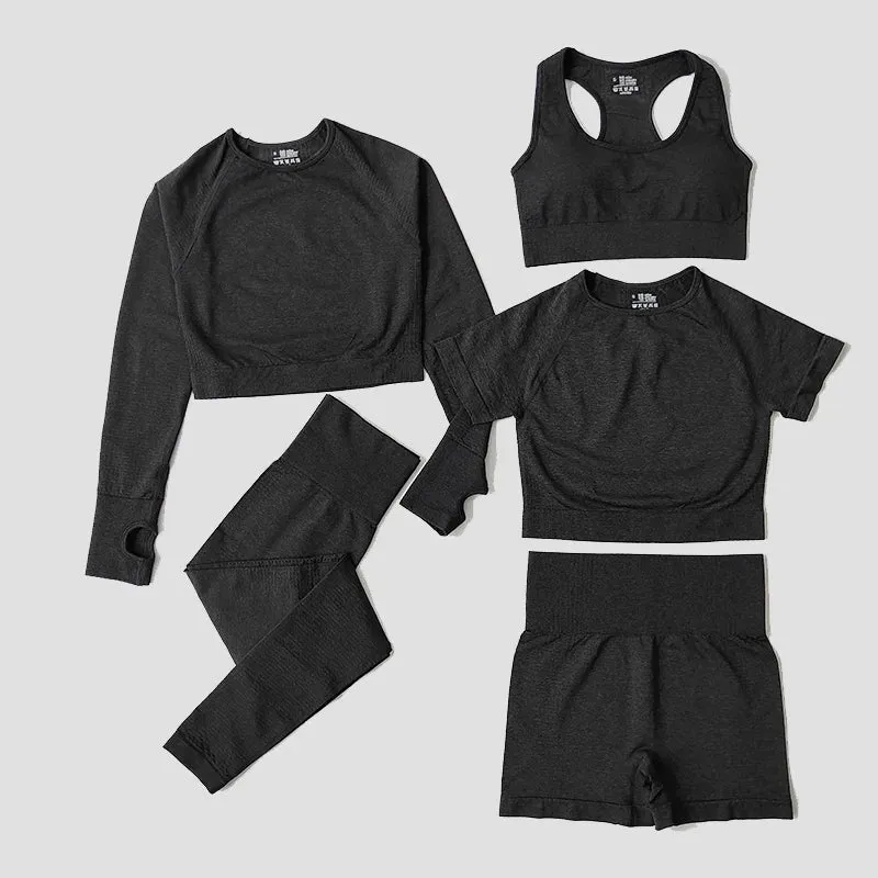 Seamless Women Yoga Set Workout Sportswear Gym Clothing Fitness