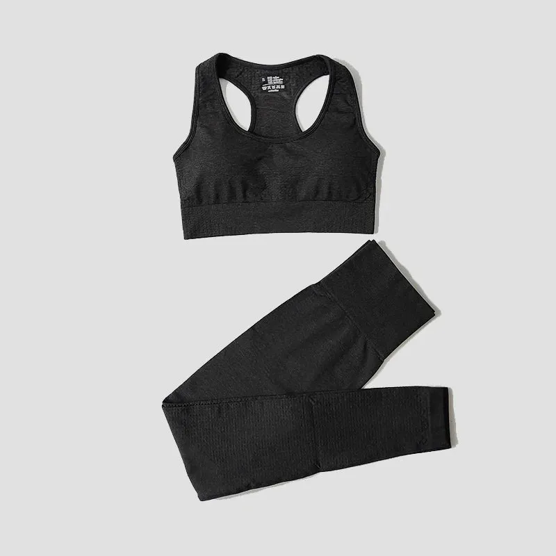 Seamless Women Yoga Set Workout Sportswear Gym Clothing Fitness