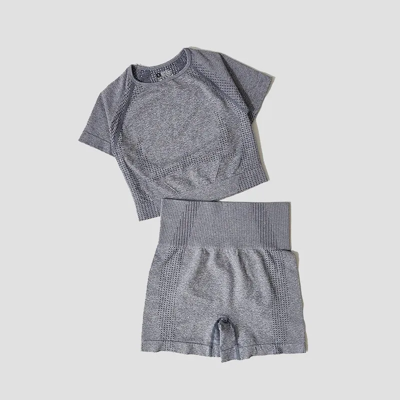 Seamless Women Yoga Set Workout Sportswear Gym Clothing Fitness