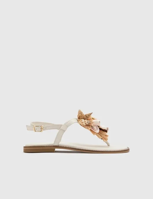 Seashell Beige Sandals