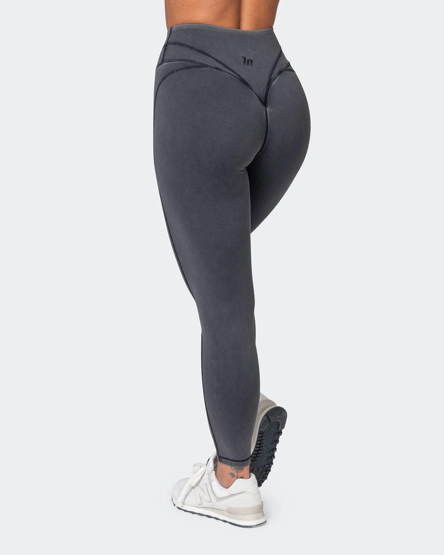 Second Skin Ankle Length Leggings - Washed Black