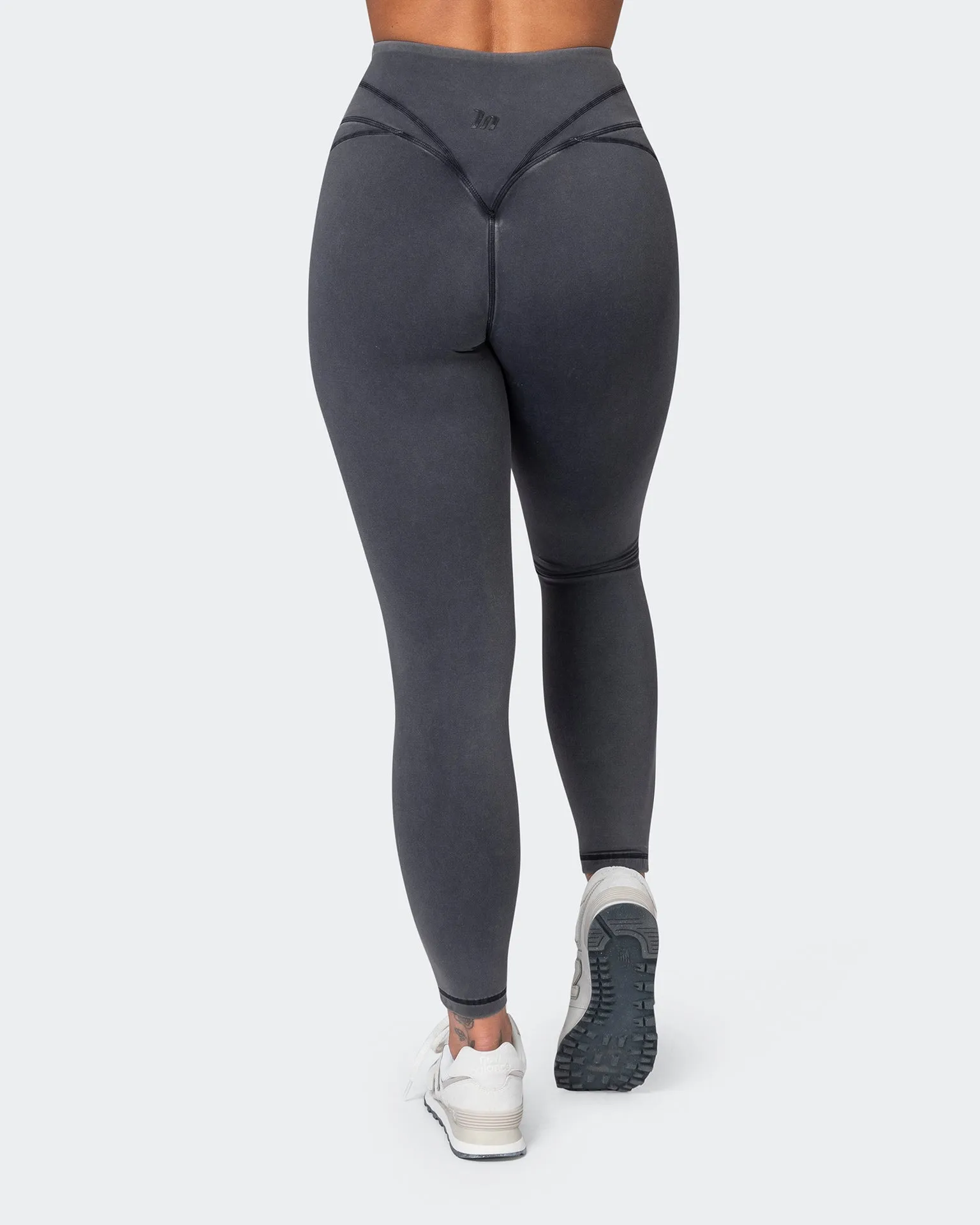 Second Skin Ankle Length Leggings - Washed Black