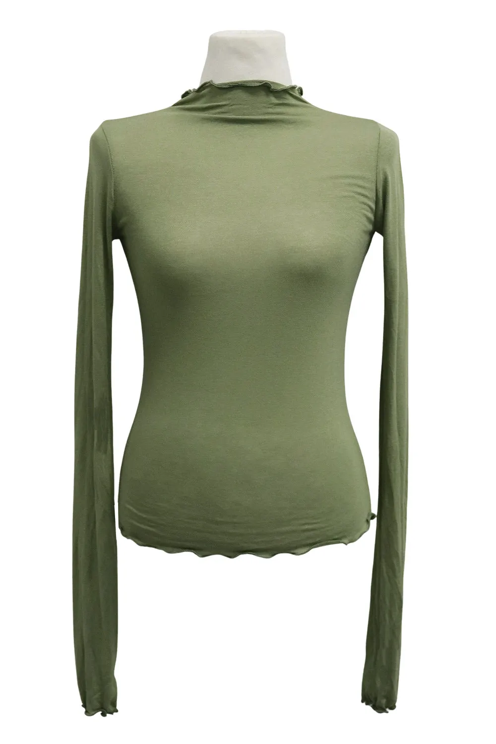 Serenity Lettuce Hem Top w/Thumb Hole