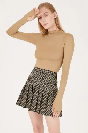 Serenity Lettuce Hem Top w/Thumb Hole