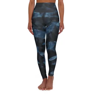 Shadow Abyss High Waisted Yoga Leggings