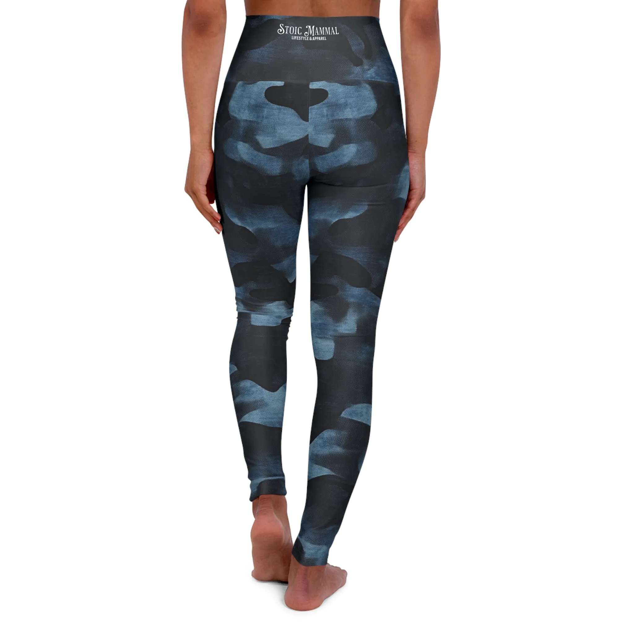 Shadow Abyss High Waisted Yoga Leggings