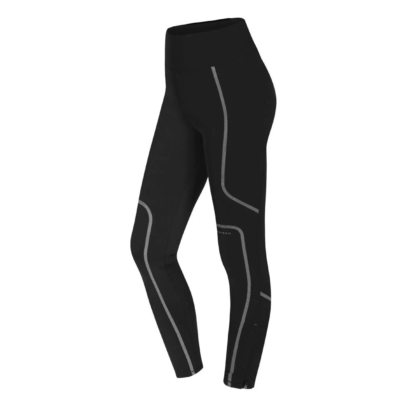 Shape Reflective Tights, Black
