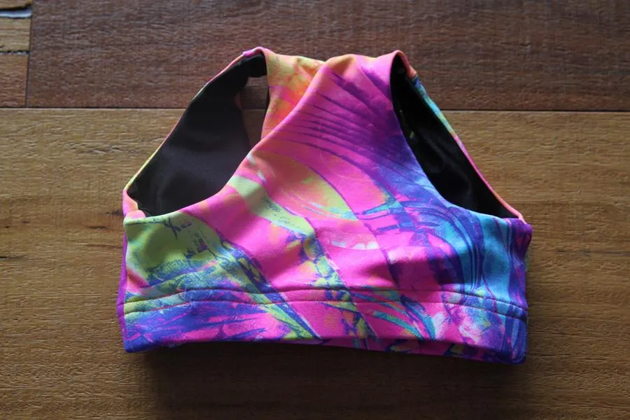 Sherbert Crop Top Sports Bra Youth Girls