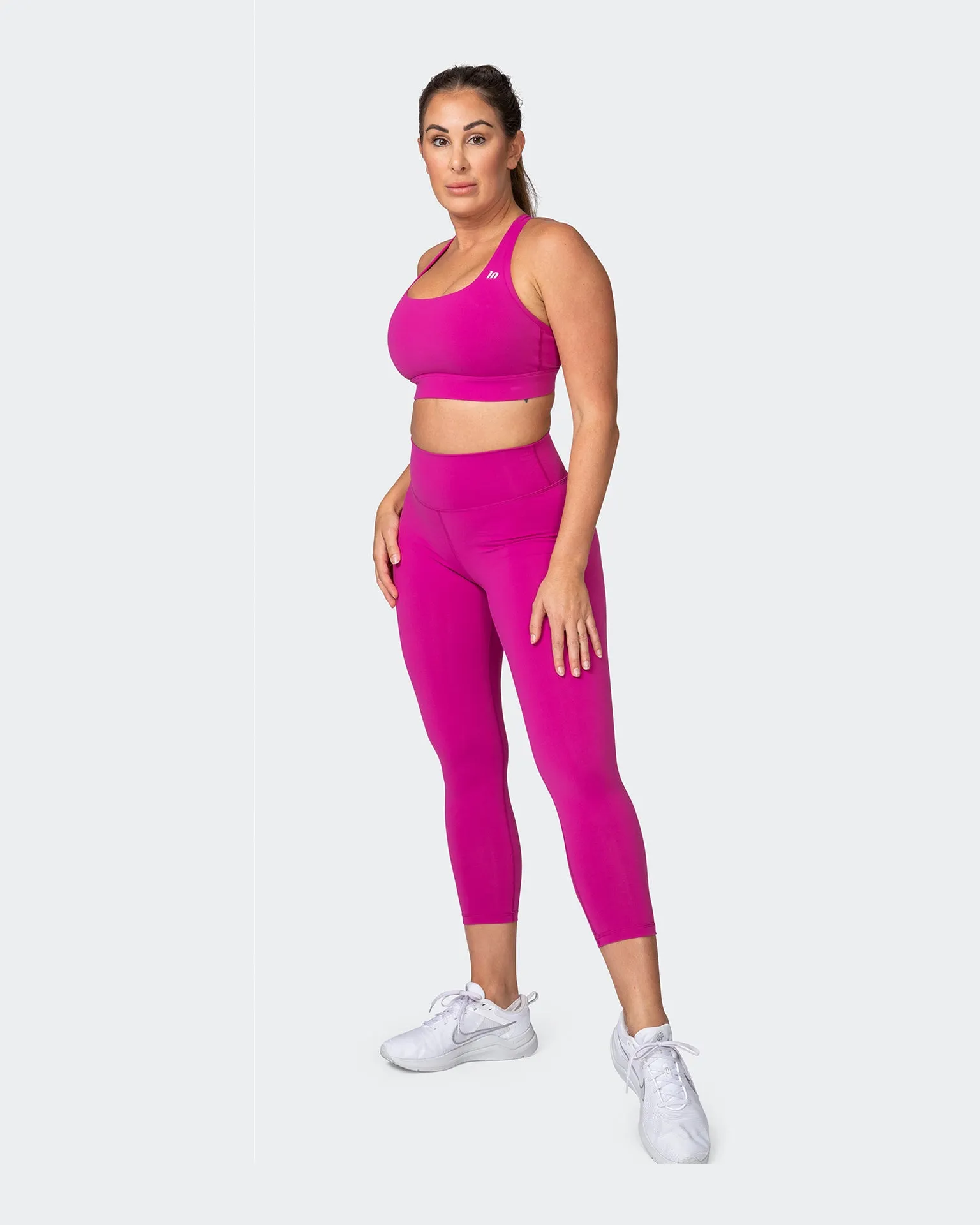 Signature Scrunch 7/8 Leggings - Neon Grape