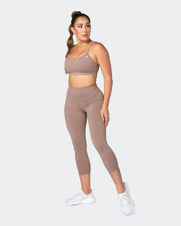 Signature Scrunch 7/8 Leggings - Praline