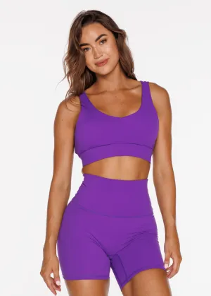 Signature Strike Bra - Violet