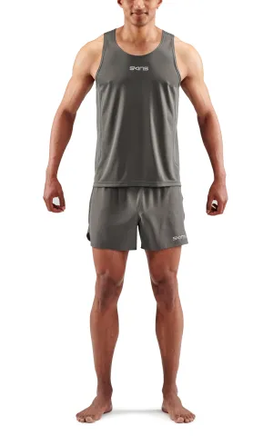 SKINS Men's Activewear Singlet 3-Series - Charcoal
