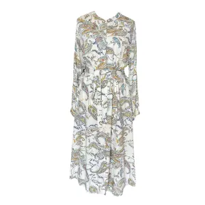 Smith and Soul White Paisley Shirt Dress - 14