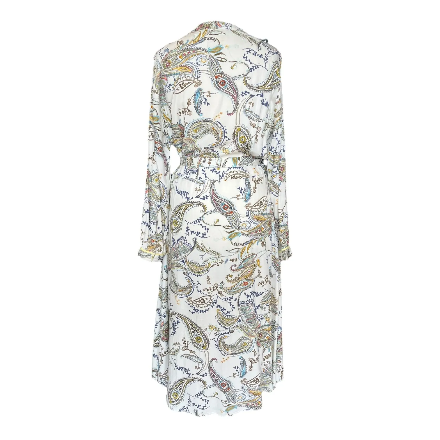 Smith and Soul White Paisley Shirt Dress - 14