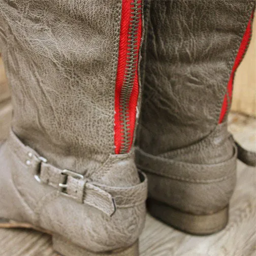 Smokestack Boots in Gray