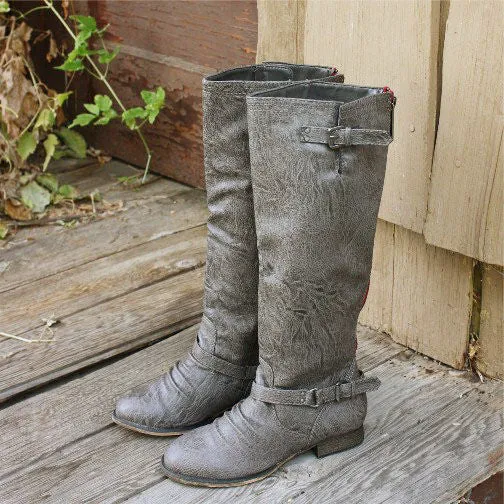 Smokestack Boots in Gray